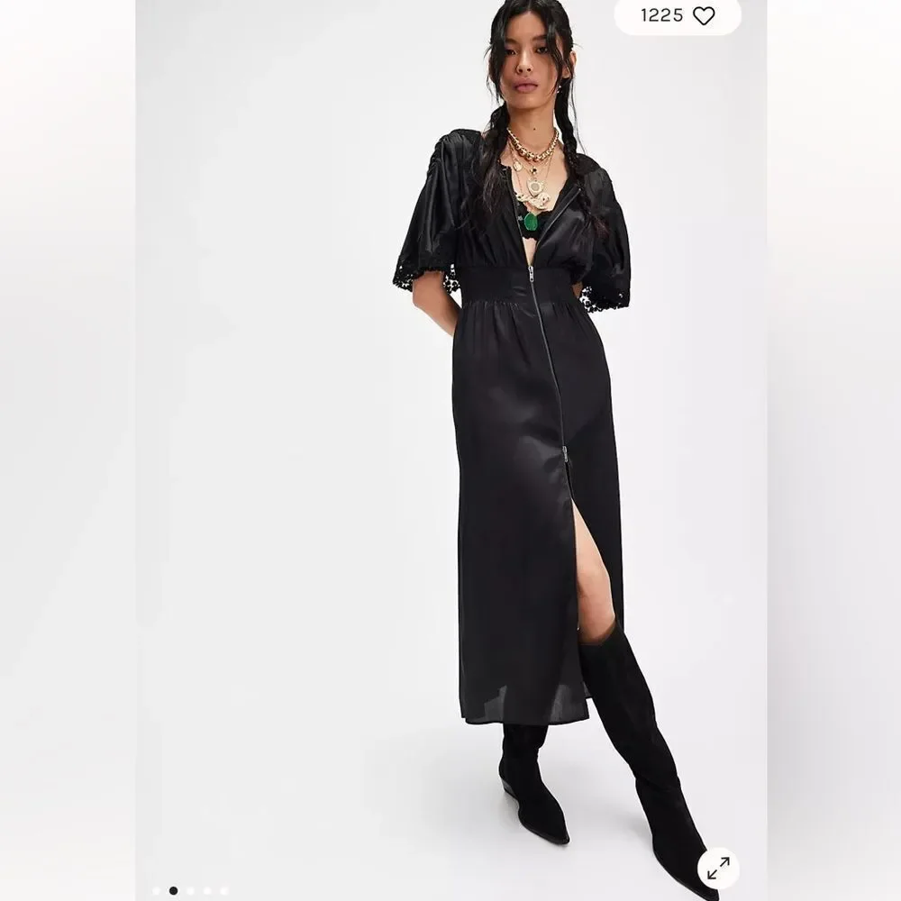 Free People Midsummer's Day Midi Dress
